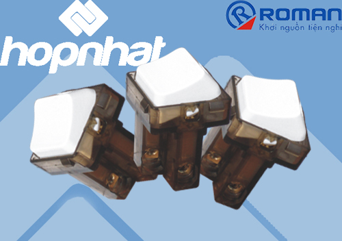 Hạt công tắc 1 chiều 16A Roman M861 (Series V và M):, Hạt công tắc 1 chiều 16A Roman M861