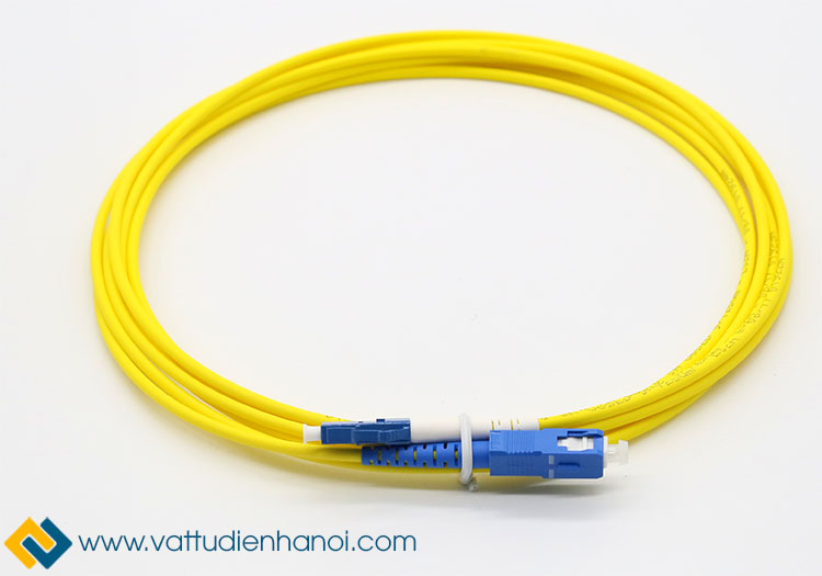 Dây nhảy quang Singlemode SC LC, Dây nhảy quang SC LC Singlemode Sinplex, Duplex 3m, 5m, 10m giá tốt