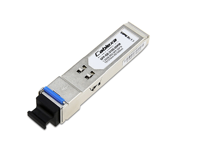 Module quang 1G 20KM 1 sợi, Module quang 1G 20KM 1 sợi Cablexa SFP-GE-3155-20KM chính hãng Cablexa