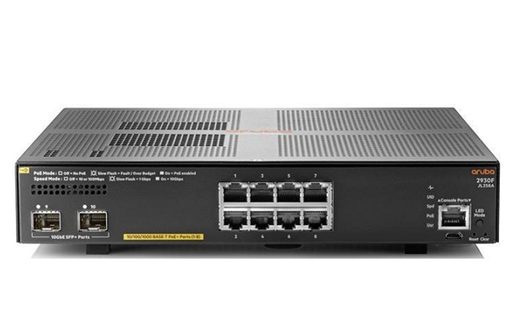 JL258A, JL258A Aruba 2930F 8G PoE+ 2SFP+ Switch chính hãng, giá cực tốt
